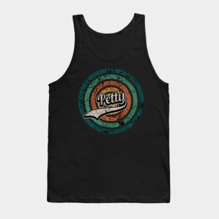 Petty // Retro Circle Crack Vintage Tank Top